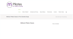 Desktop Screenshot of melissaspilatesclasses.com